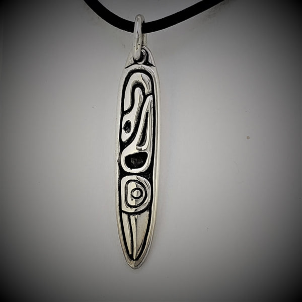 Raven as Fir Needle Necklace