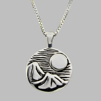 Moon Over Sleeping Giants Necklace