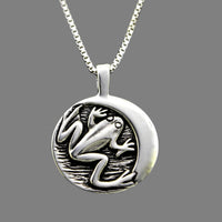 Moon of Frogs Returning Necklace