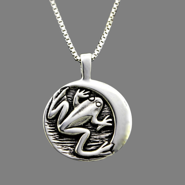 Moon of Frogs Returning Necklace