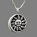 Strong Sun Moon Necklace