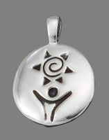 Strong Sun Moon Necklace