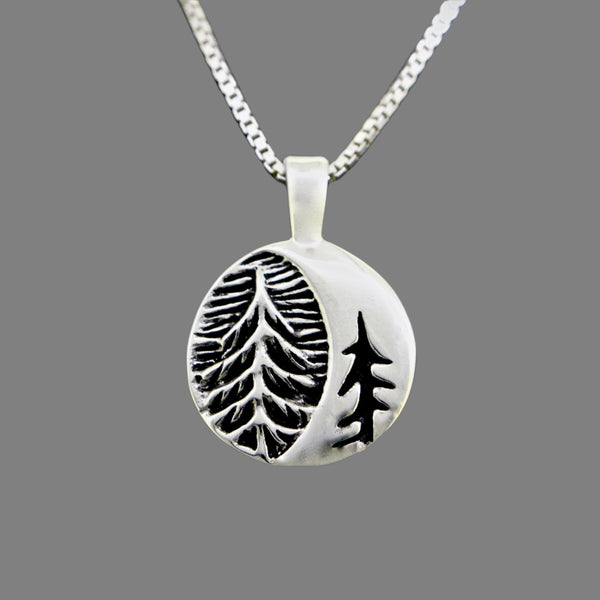 The Moon Through Cedars Necklace